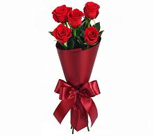 Букет 5 Красных роз Эдлесс Лав в Парауле