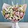 Букет цветов из: Альстромерии и Розы в Парауле