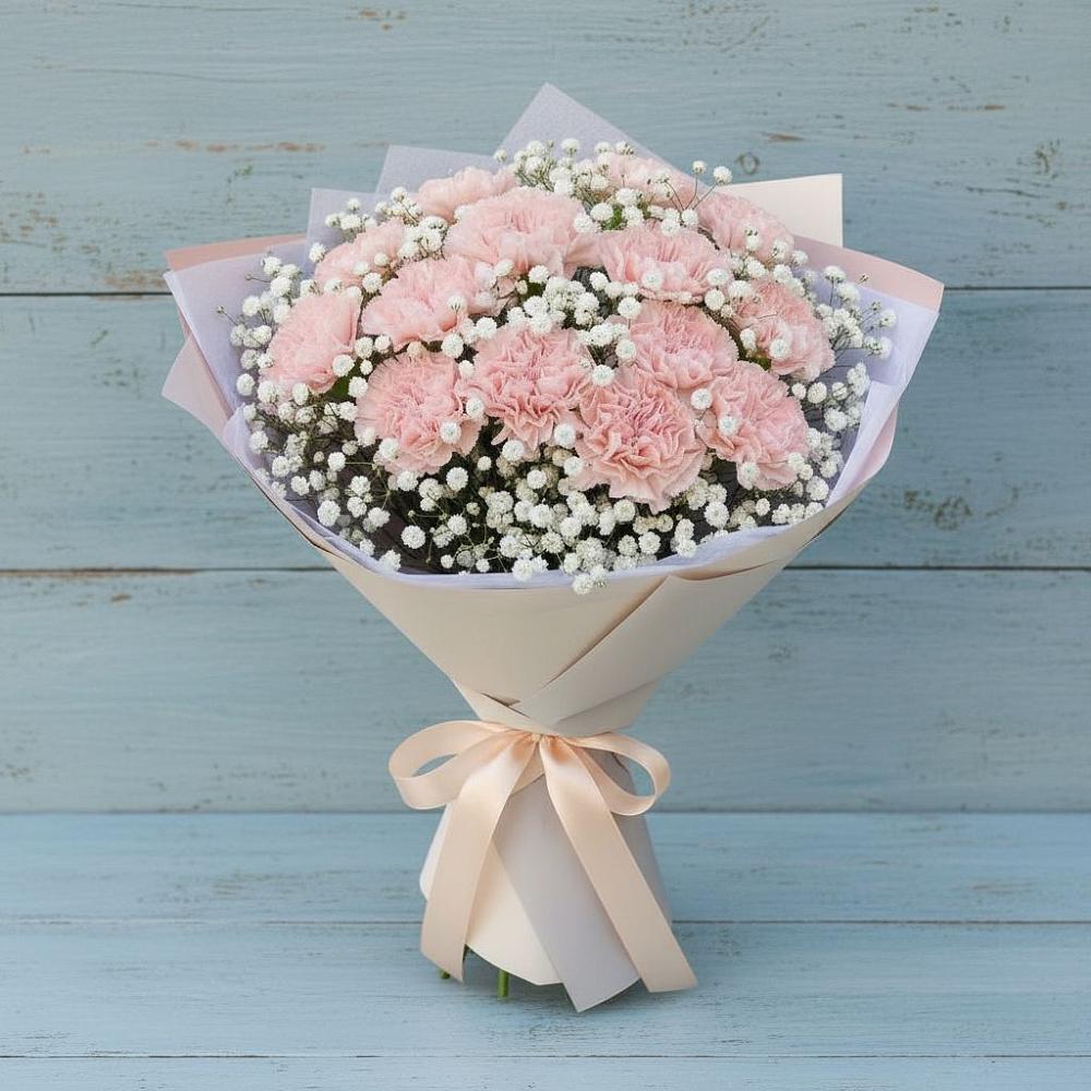 Букет цветов из: Гвоздики в Парауле