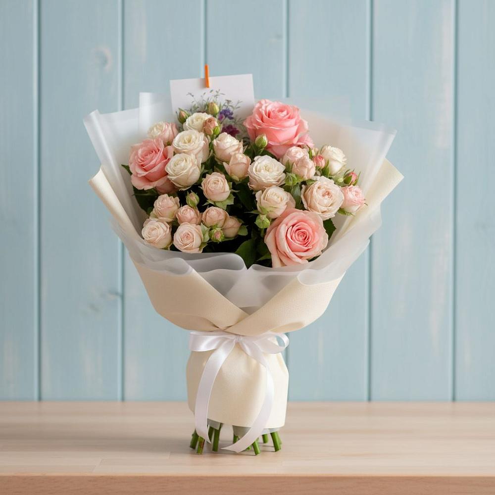 Букет цветов из: Розы в Парауле