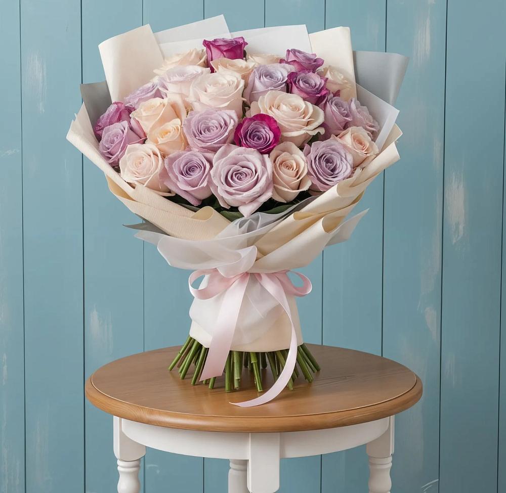 Букет цветов из: Розы в Парауле