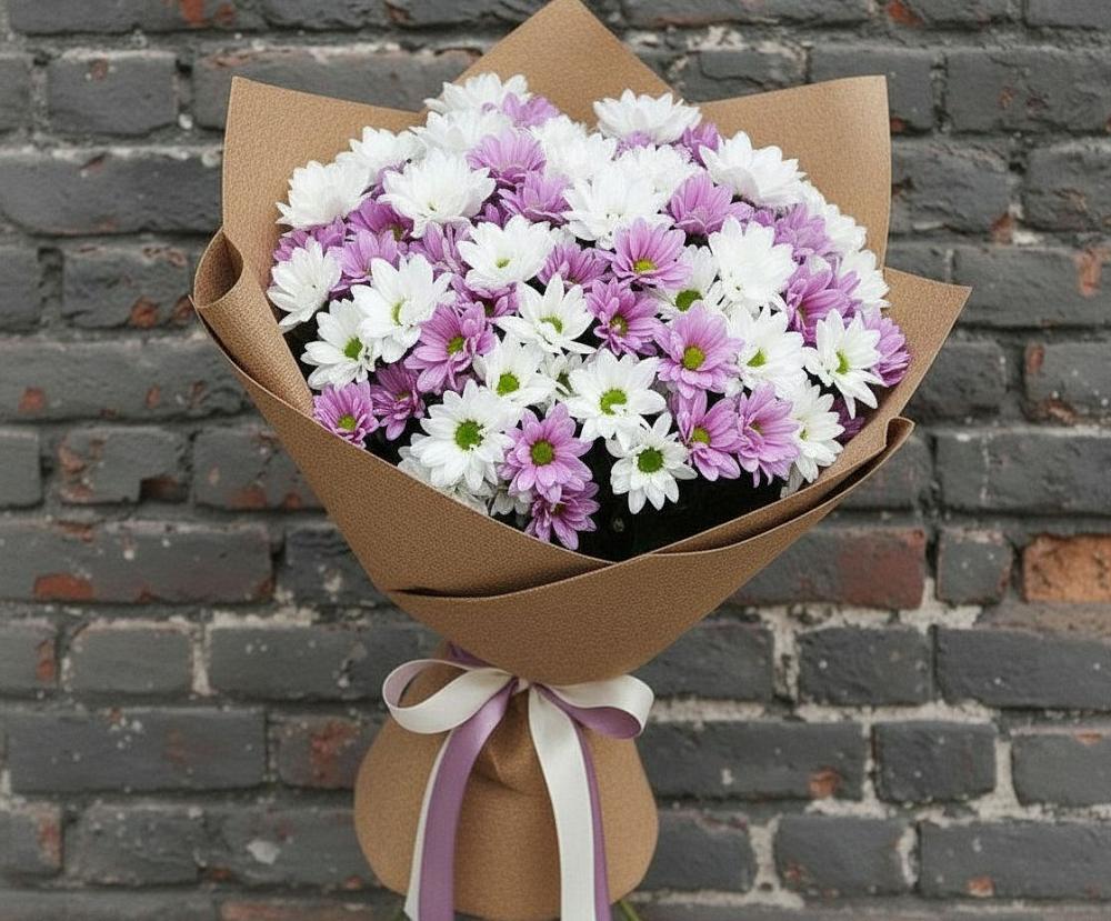 Букет цветов из: Хризантемы в Парауле