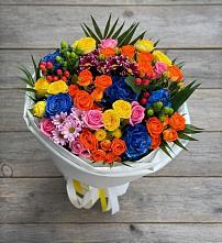 Букет цветов из:  Розы и Хризантемы в Парауле