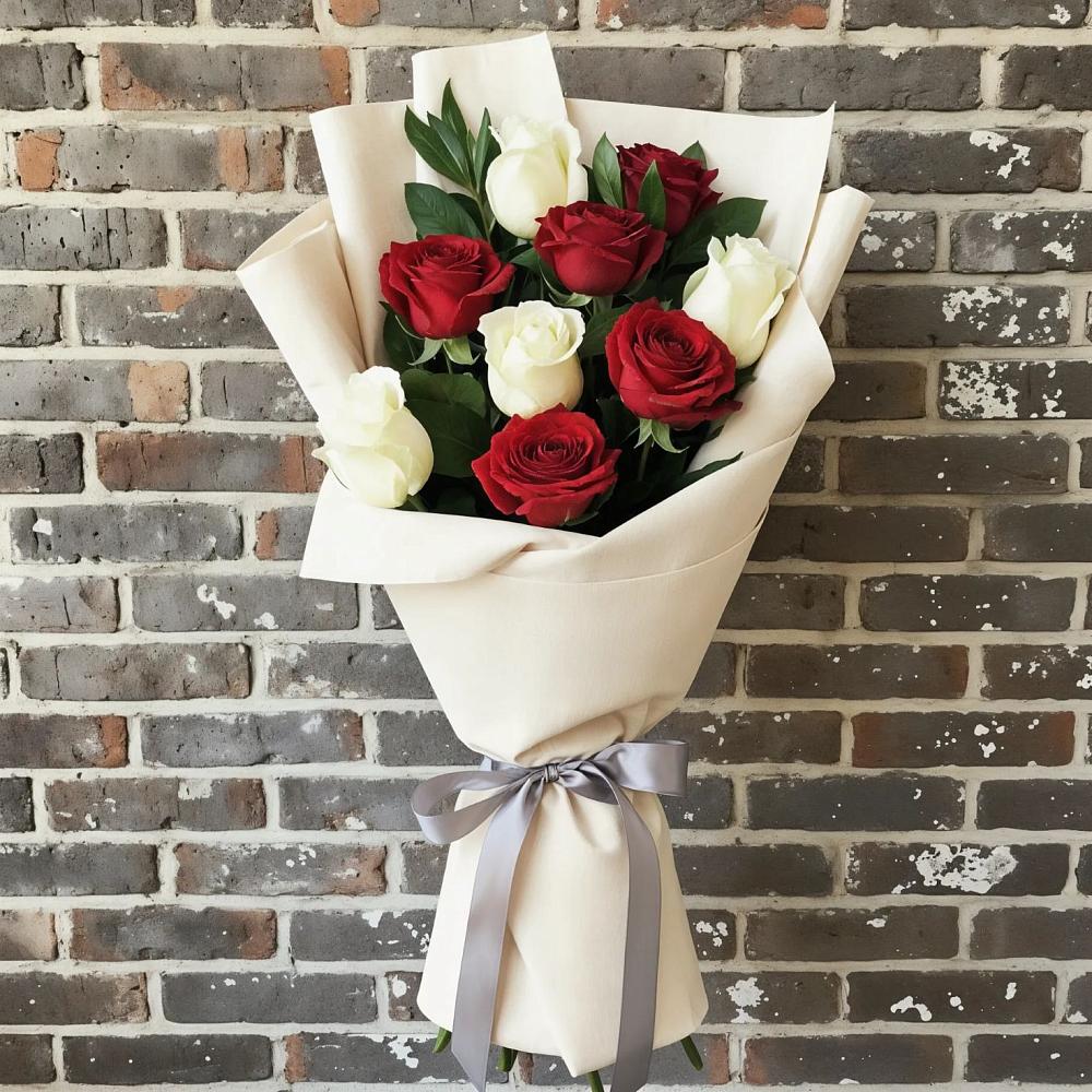 Букет цветов из: Розы в Парауле