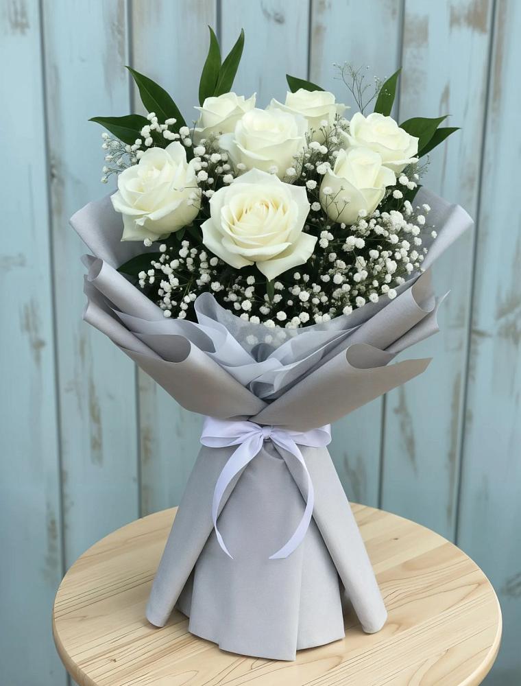 Букет цветов из: Розы в Парауле