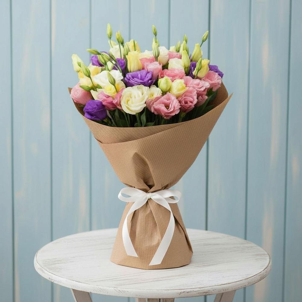 Букет цветов из: Лизиантусы в Парауле