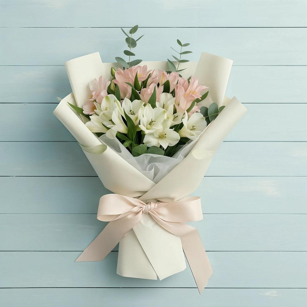 Букет цветов из: Альстромерии в Парауле