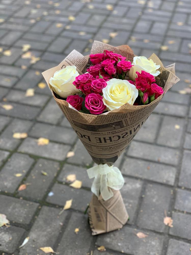 Букет цветов из: Розы в Парауле