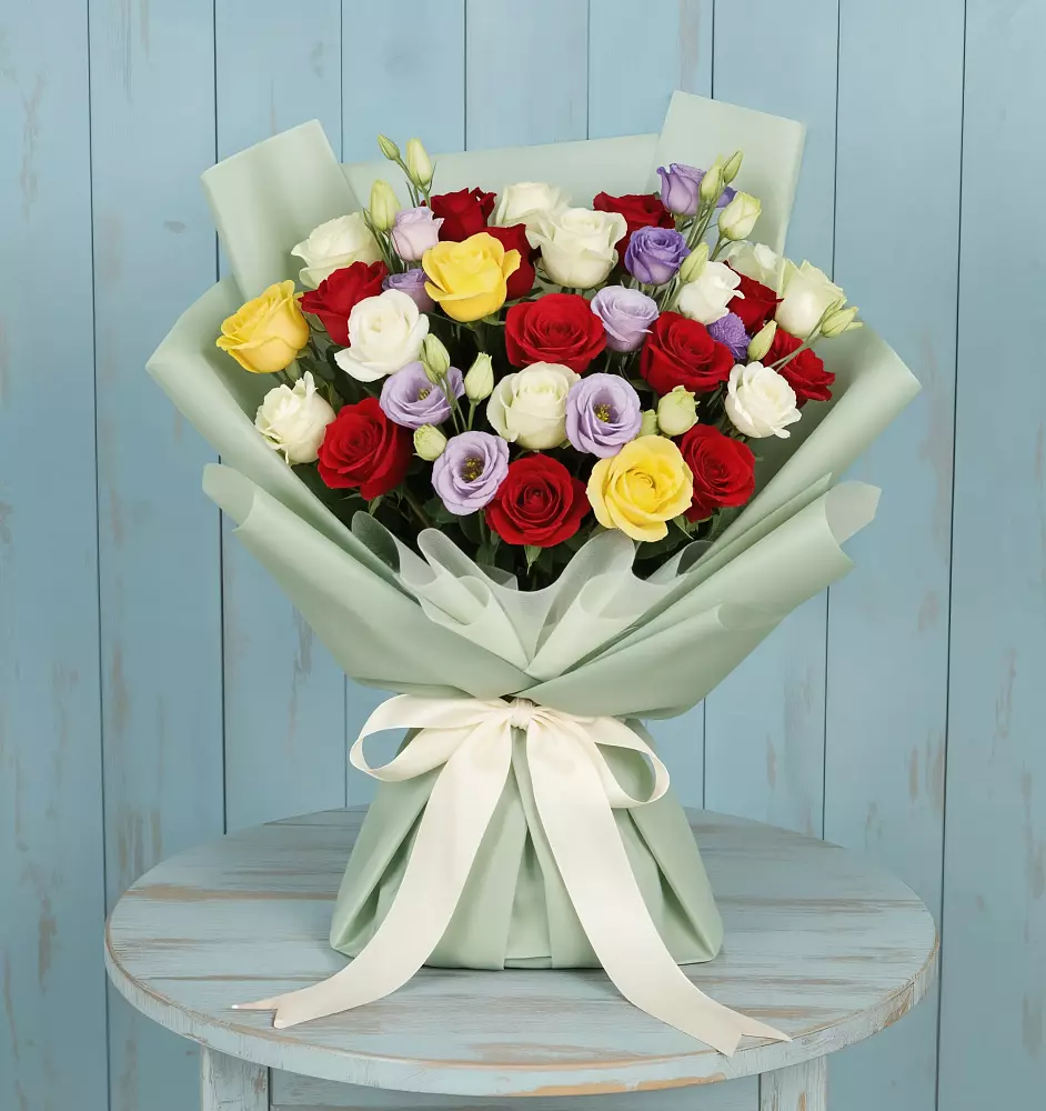 Букет цветов из: Розы в Парауле