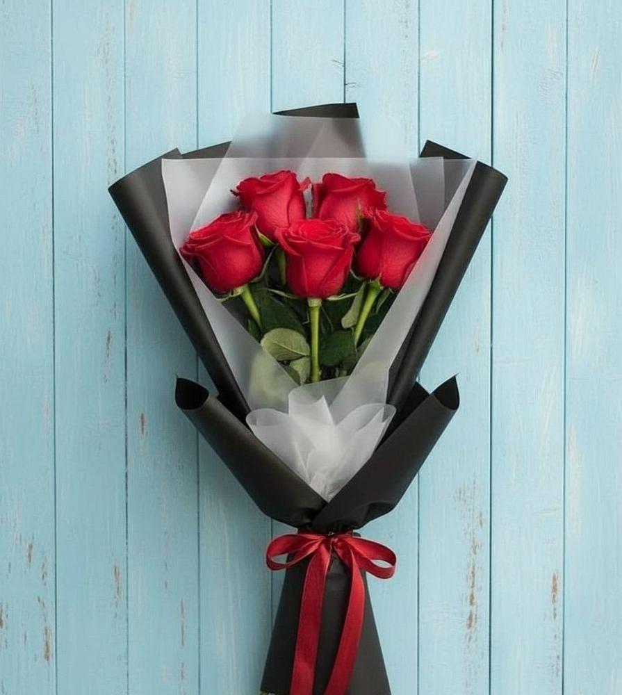 Букет цветов из: Розы в Парауле